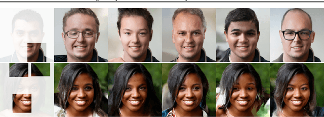 Figure 1 for Image Completion via Inference in Deep Generative Models