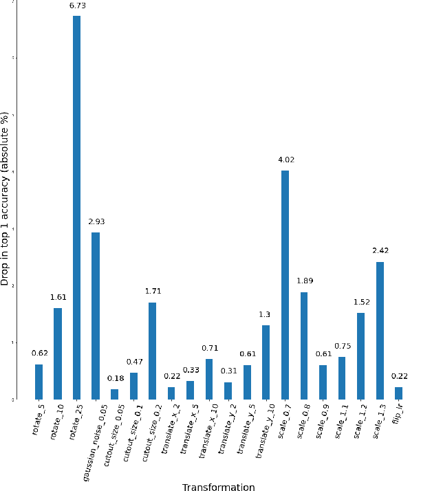 Figure 1 for Performance degradation of ImageNet trained models by simple image transformations