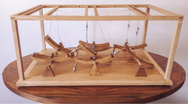 Figure 1 for The Mechanical Neural Network(MNN) -- A physical implementation of a multilayer perceptron for education and hands-on experimentation