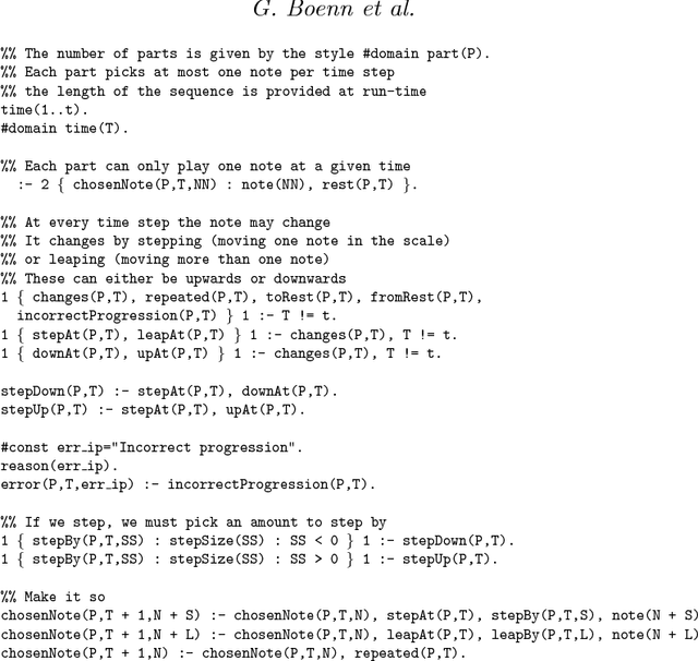 Figure 1 for Automatic Music Composition using Answer Set Programming