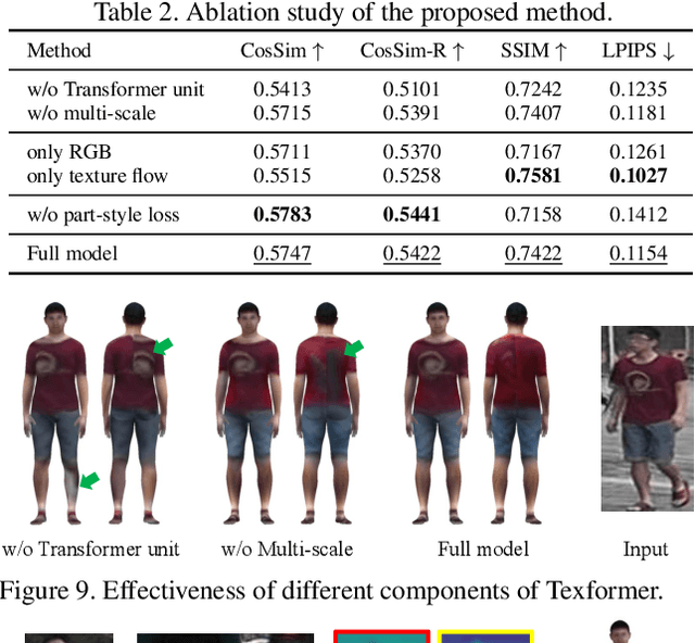 Figure 4 for 3D Human Texture Estimation from a Single Image with Transformers
