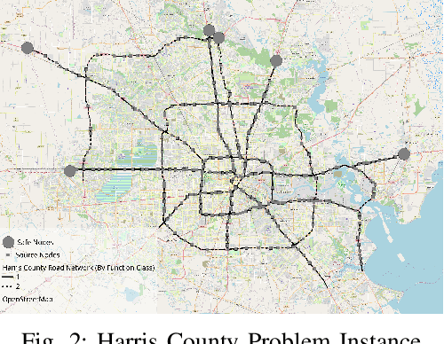 Figure 3 for A Scalable Data-Driven Technique for Joint Evacuation Routing and Scheduling Problems