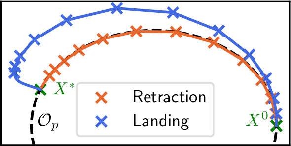 Figure 1 for Fast and accurate optimization on the orthogonal manifold without retraction