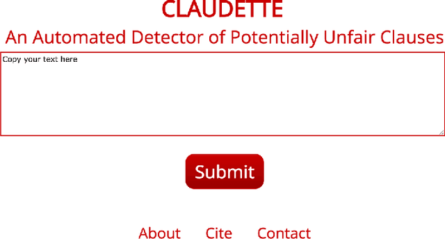 Figure 4 for CLAUDETTE: an Automated Detector of Potentially Unfair Clauses in Online Terms of Service