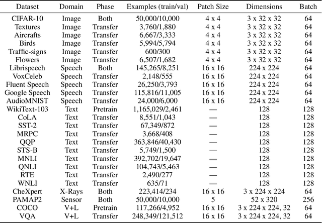 Figure 4 for DABS: A Domain-Agnostic Benchmark for Self-Supervised Learning