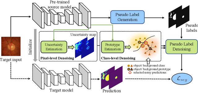 Figure 1 for Source-Free Domain Adaptive Fundus Image Segmentation with Denoised Pseudo-Labeling