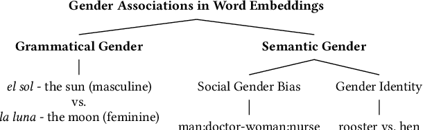 Figure 1 for Measuring Gender Bias in Word Embeddings of Gendered Languages Requires Disentangling Grammatical Gender Signals