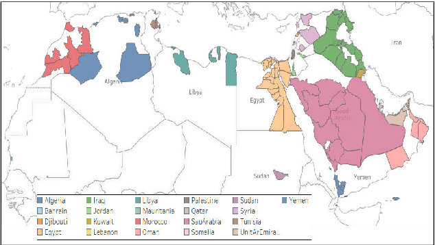 Figure 1 for NADI 2020: The First Nuanced Arabic Dialect Identification Shared Task