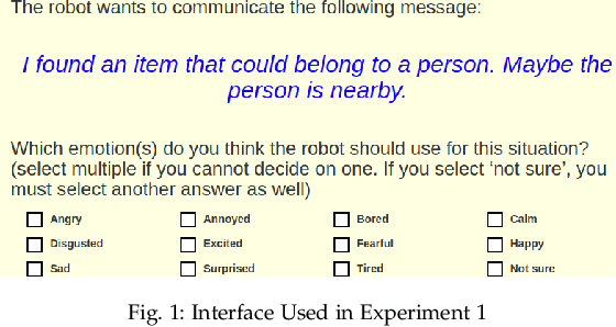 Figure 1 for Using Affect as a Communication Modality to Improve Human-Robot Communication in Robot-Assisted Search and Rescue Scenarios