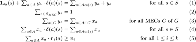 Figure 1 for MultiGain: A controller synthesis tool for MDPs with multiple mean-payoff objectives