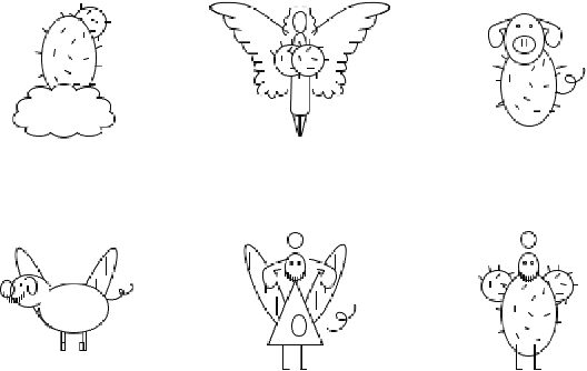 Figure 1 for A Pig, an Angel and a Cactus Walk Into a Blender: A Descriptive Approach to Visual Blending