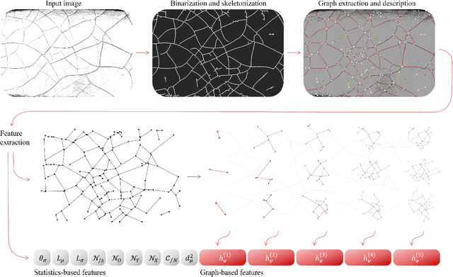Figure 4 for "The cracks that wanted to be a graph": application of image processing and Graph Neural Networks to the description of craquelure patterns