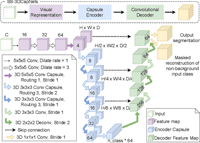 Figure 1 for SS-3DCapsNet: Self-supervised 3D Capsule Networks for Medical Segmentation on Less Labeled Data