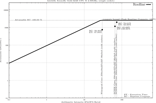 Figure 3 for Applying the Roofline model for Deep Learning performance optimizations