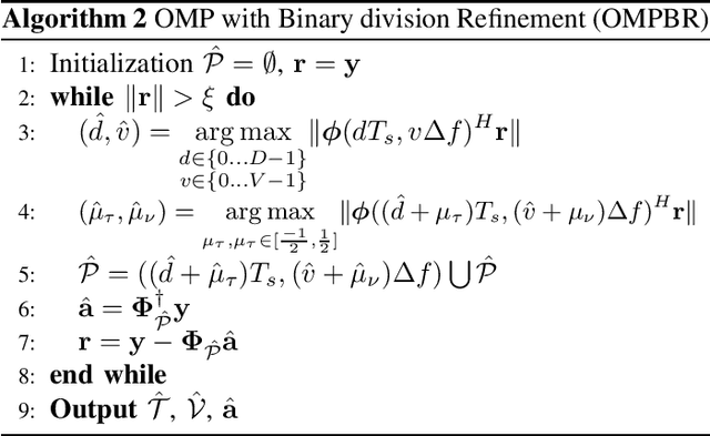 Figure 3 for Compressed Sensing Channel Estimation for OTFS Modulation in Non-Integer Delay-Doppler Domain