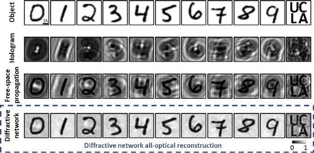 Figure 2 for Computer-free, all-optical reconstruction of holograms using diffractive networks
