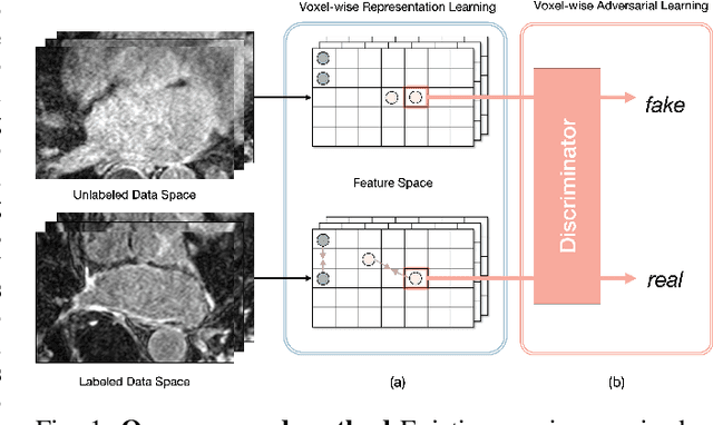 Figure 1 for Voxel-wise Adversarial Semi-supervised Learning for Medical Image Segmentation