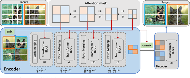 Figure 1 for MixMIM: Mixed and Masked Image Modeling for Efficient Visual Representation Learning