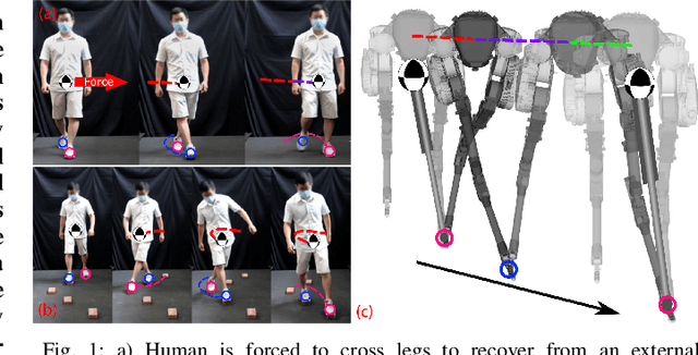 Figure 1 for Reactive Locomotion Decision-Making and Robust Motion Planning for Real-Time Perturbation Recovery