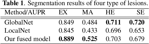 Figure 2 for Learning Mutually Local-global U-nets For High-resolution Retinal Lesion Segmentation in Fundus Images