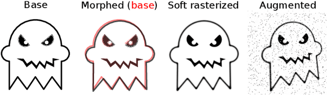 Figure 3 for DeepMorph: A System for Hiding Bitstrings in Morphable Vector Drawings