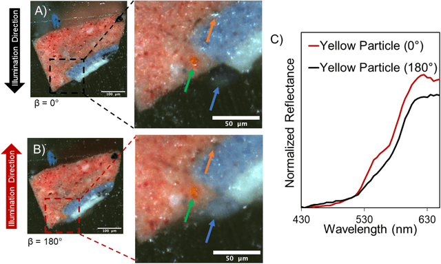 Figure 2 for Improved Spectral Imaging Microscopy for Cultural Heritage through Oblique Illumination