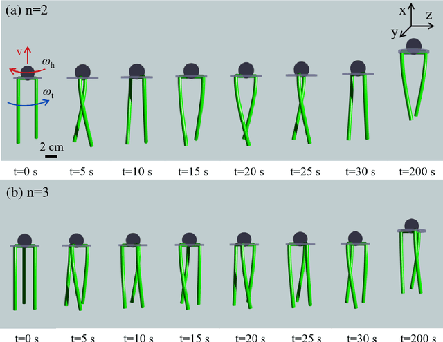 Figure 1 for Modeling the locomotion of articulated soft robots in granular medium