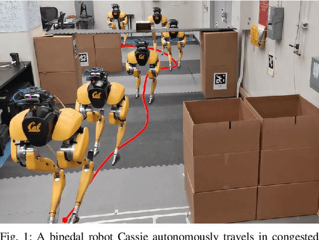 Figure 1 for Vision-Aided Autonomous Navigation of Bipedal Robots in Height-Constrained Environments