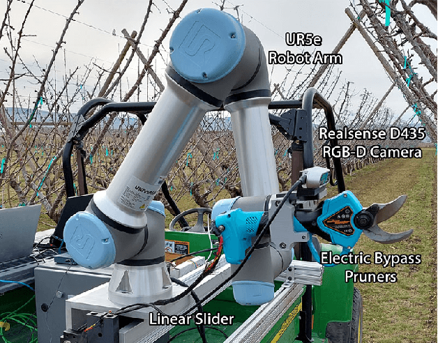 Figure 2 for An autonomous robot for pruning modern, planar fruit trees