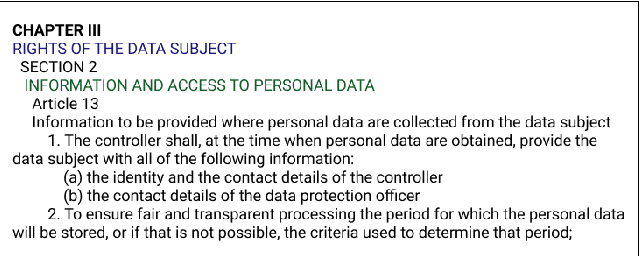 Figure 3 for Detecting Compliance of Privacy Policies with Data Protection Laws