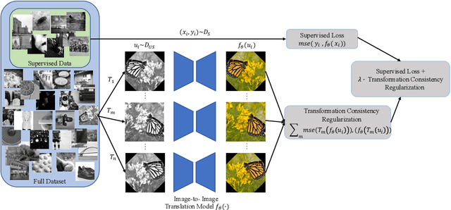 Figure 1 for Transformation Consistency Regularization- A Semi-Supervised Paradigm for Image-to-Image Translation