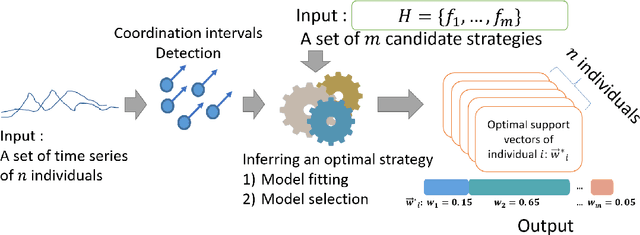 Figure 3 for Inferring Coordination Strategies from Time Series of Movement Data