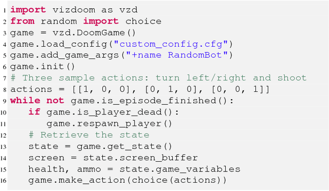 Figure 3 for ViZDoom Competitions: Playing Doom from Pixels