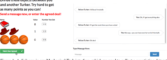 Figure 1 for Deal or No Deal? End-to-End Learning for Negotiation Dialogues