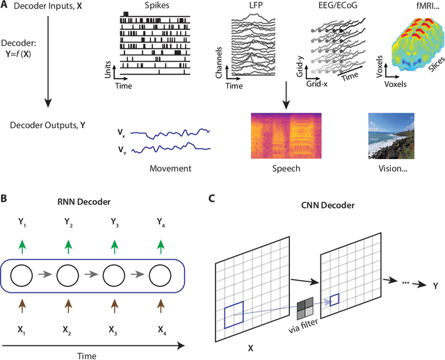 Figure 1 for Deep learning approaches for neural decoding: from CNNs to LSTMs and spikes to fMRI