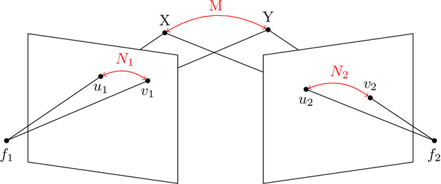 Figure 1 for Algebraic Relations and Triangulation of Unlabeled Image Points