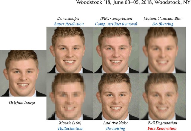 Figure 2 for HiFaceGAN: Face Renovation via Collaborative Suppression and Replenishment
