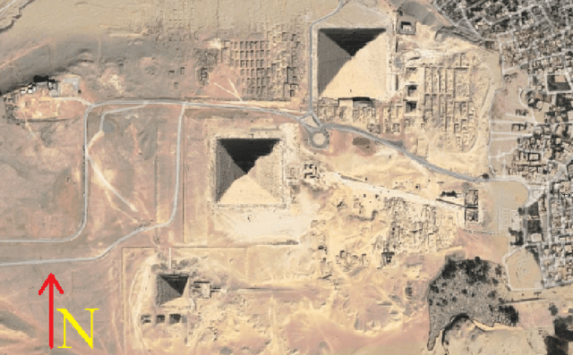 Figure 1 for Synthetic Aperture Radar Doppler Tomography Reveals Details of Undiscovered High-Resolution Internal Structure of the Great Pyramid of Giza