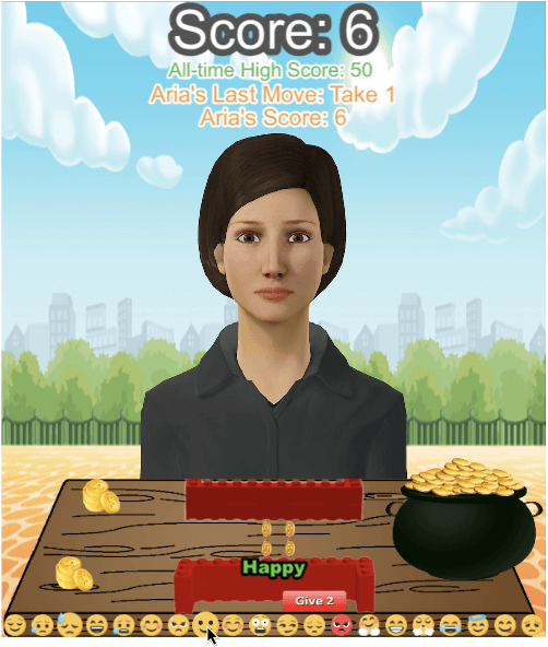 Figure 1 for Improving Humanness of Virtual Agents and Users' Cooperation through Emotions