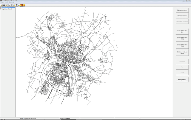 Figure 2 for A multiagent urban traffic simulation Part I: dealing with the ordinary