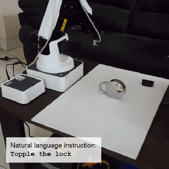 Figure 1 for Translating Natural Language Instructions to Computer Programs for Robot Manipulation