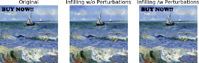 Figure 3 for Markpainting: Adversarial Machine Learning meets Inpainting