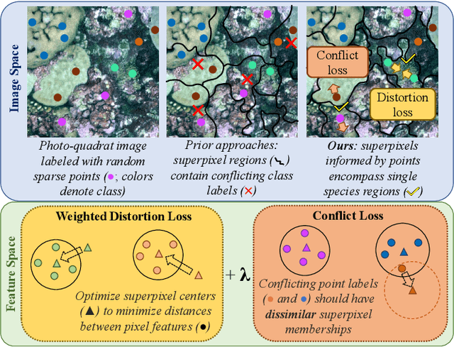 Figure 1 for Point Label Aware Superpixels for Multi-species Segmentation of Underwater Imagery