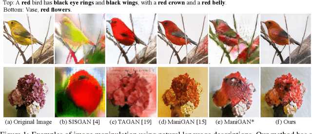 Figure 1 for Lightweight Generative Adversarial Networks for Text-Guided Image Manipulation