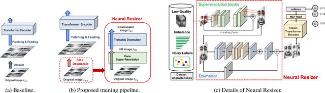 Figure 1 for Vision Transformer Equipped with Neural Resizer on Facial Expression Recognition Task