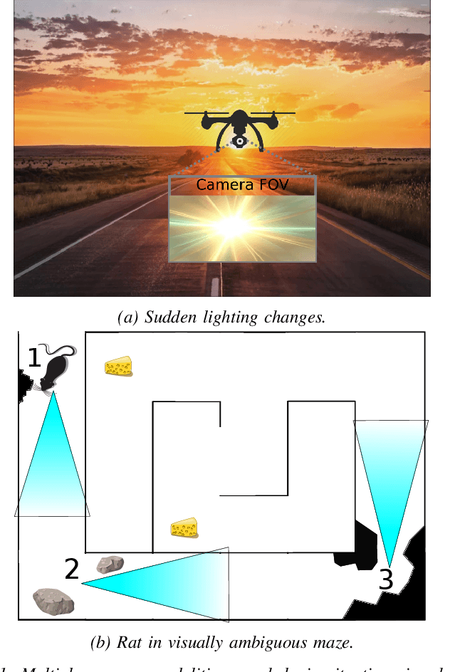 Figure 1 for ViTa-SLAM: A Bio-inspired Visuo-Tactile SLAM for Navigation while Interacting with Aliased Environments