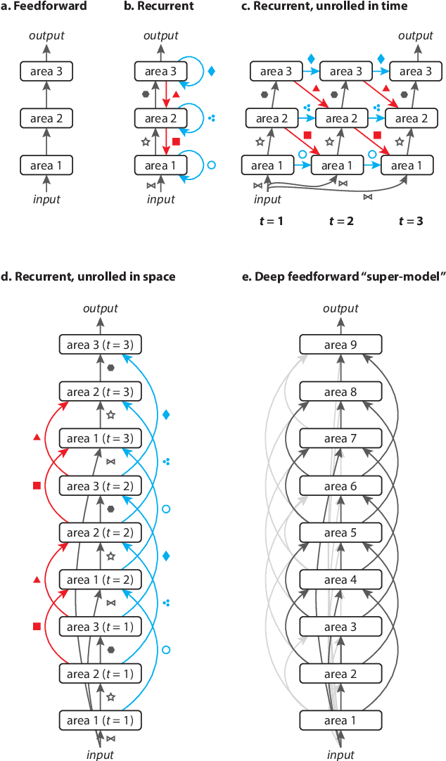 Figure 1 for Going in circles is the way forward: the role of recurrence in visual inference