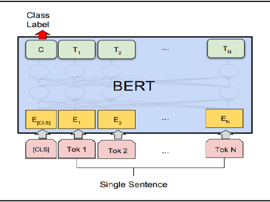 Figure 1 for Distilling BERT for low complexity network training