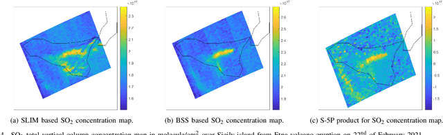 Figure 4 for Unsupervised Sparse Unmixing of Atmospheric Trace Gases from Hyperspectral Satellite Data