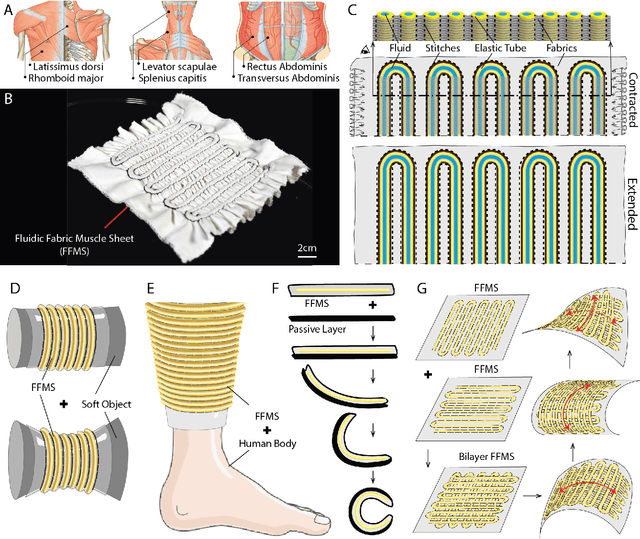 Figure 2 for Fluidic Fabric Muscle Sheets for Wearable and Soft Robotics